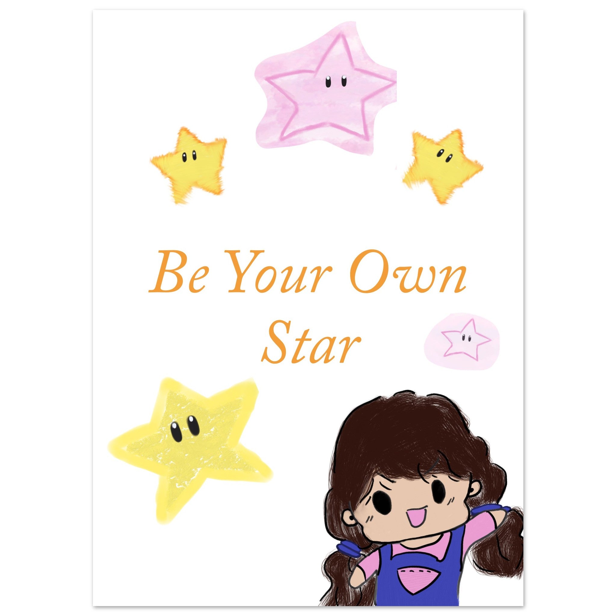 Affiche "Be Your Own Star" — Mind N Glow