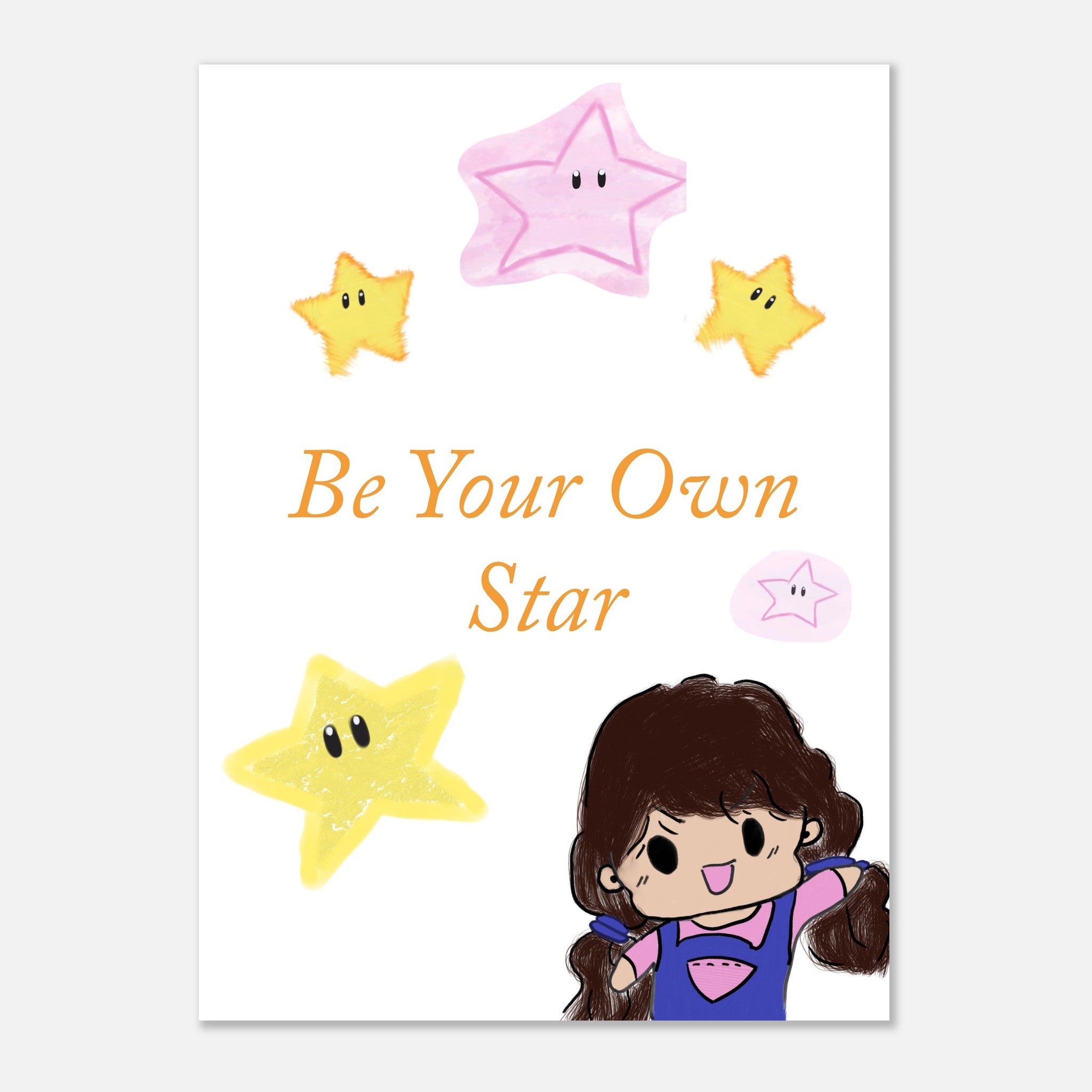 Affiche "Be Your Own Star" — Mind N Glow